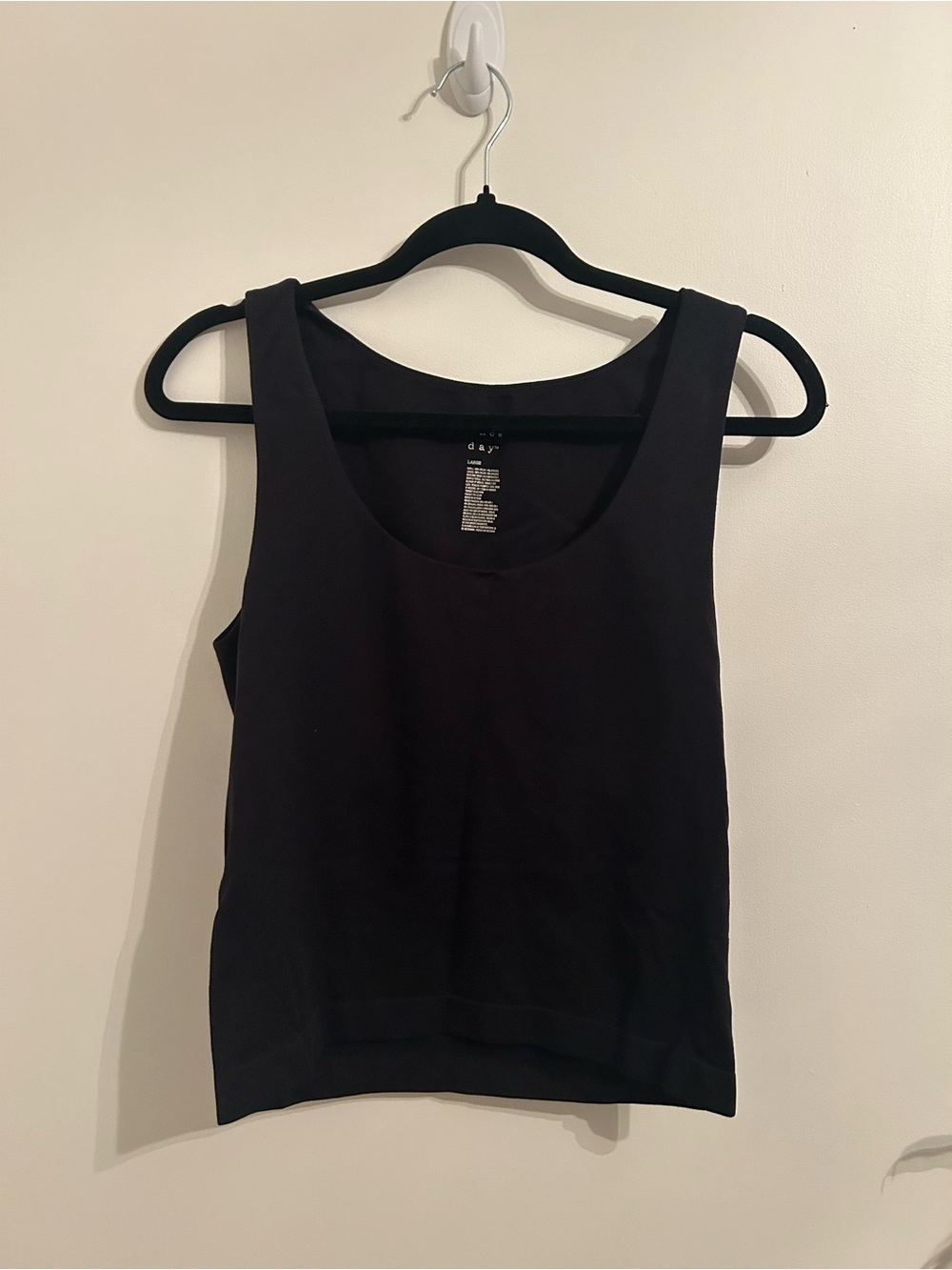 a new day Black Scoop Neck Tank Top